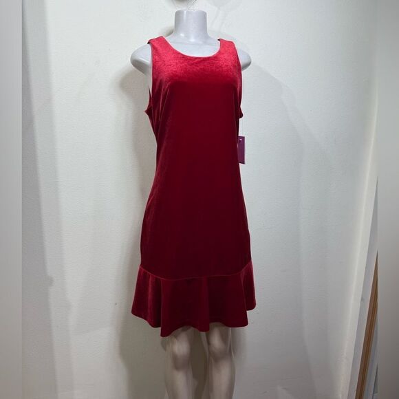 (W3) Riley & RaeFrancesca velvet knit dress, created for Macy's, size 4 - Picture 1 of 9